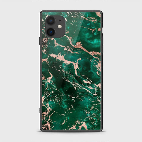 iPhone 11 Cover - Colorful Marble Series - HQ Ultra Shine Premium Infinity Glass Soft Silicon Borders Casee