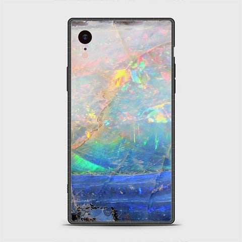 iPhone XR Cover - Colorful Marble Series - HQ Ultra Shine Premium Infinity Glass Soft Silicon Borders Casee