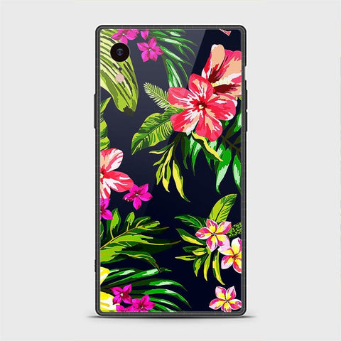 iPhone XR Cover - Floral Series - HQ Ultra Shine Premium Infinity Glass Soft Silicon Borders Casee