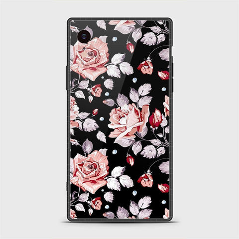 iPhone XR Cover - Floral Series - HQ Ultra Shine Premium Infinity Glass Soft Silicon Borders Casee