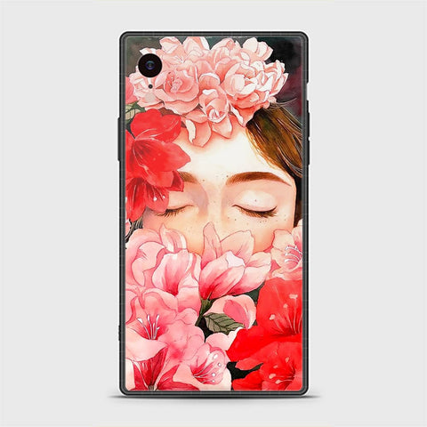 iPhone XR Cover - Floral Series - HQ Ultra Shine Premium Infinity Glass Soft Silicon Borders Casee