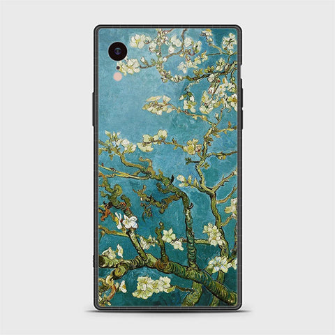 iPhone XR Cover - Floral Series 2 - HQ Ultra Shine Premium Infinity Glass Soft Silicon Borders Casee