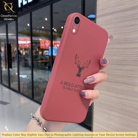 iPhone XR Cover - ONation Bold Series - HQ Liquid Silicone Elegant Colors Camera Protection Soft Case