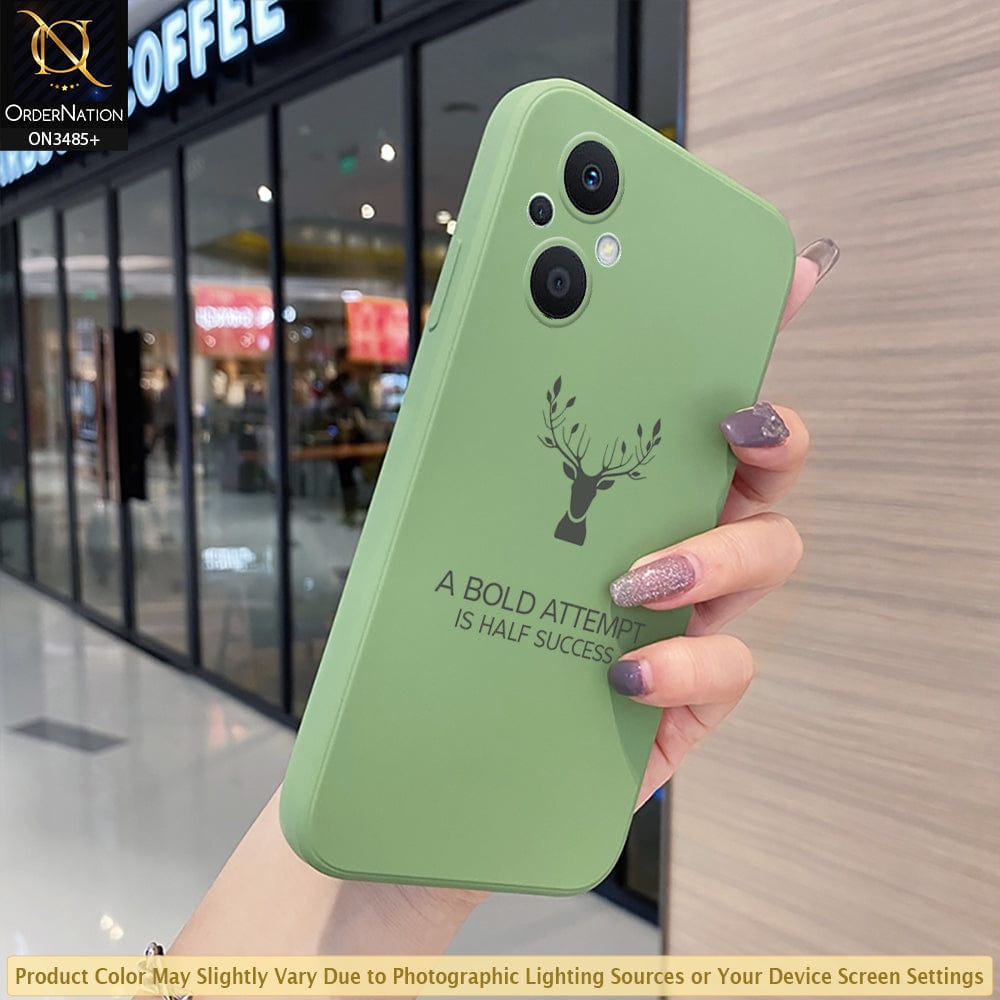 Oppo Reno 7Z 5G Cover - ONation Bold Series - HQ Liquid Silicone Elegant Colors Camera Protection Soft Case