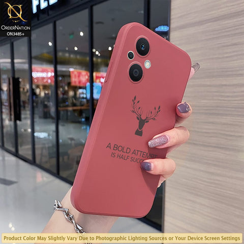 Oppo Reno 7Z 5G Cover - ONation Bold Series - HQ Liquid Silicone Elegant Colors Camera Protection Soft Case