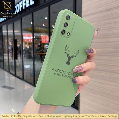 Oppo F19s Cover - Light Green - ONation Bold Series - HQ Liquid Silicone Elegant Colors Camera Protection Soft Case ( Fast Delivery )