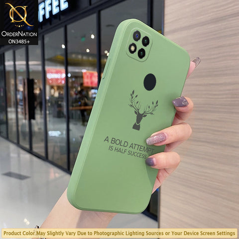 Xiaomi Redmi 10A Cover - Light Green - ONation Bold Series - HQ Liquid Silicone Elegant Colors Camera Protection Soft Case ( Fast Delivery )