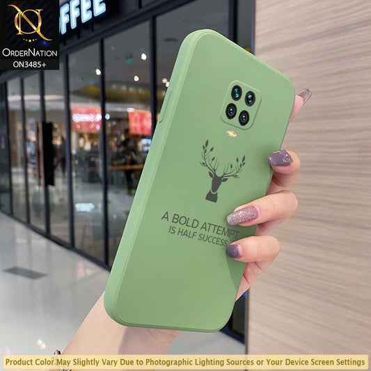 Xiaomi Redmi Note 9 Pro Cover - Light Green - ONation Bold Series - HQ Liquid Silicone Elegant Colors Camera Protection Soft Case ( Fast Delivery ) (H)