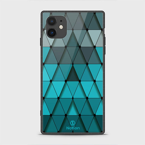 iPhone 11 Cover - Onation Pyramid Series - HQ Ultra Shine Premium Infinity Glass Soft Silicon Borders Case