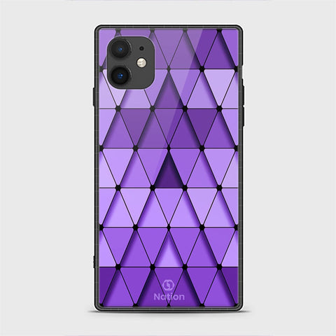 iPhone 11 Cover - Onation Pyramid Series - HQ Ultra Shine Premium Infinity Glass Soft Silicon Borders Case