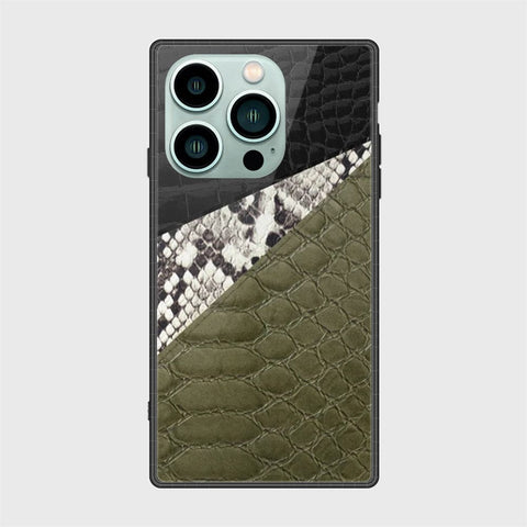 iPhone 14 Pro Cover- Printed Skins Series - HQ Ultra Shine Premium Infinity Glass Soft Silicon Borders Case