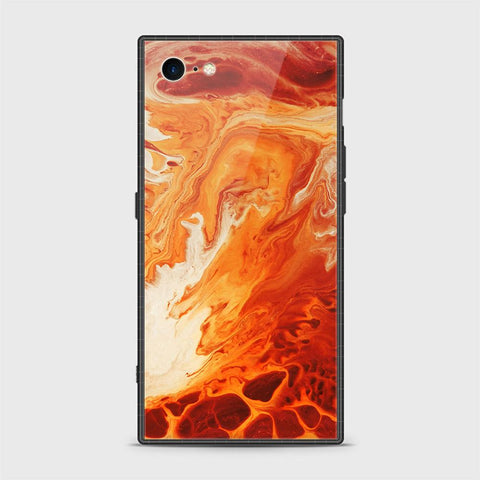 iPhone SE 2020 Cover - Mystic Marble Series - HQ Ultra Shine Premium Infinity Glass Soft Silicon Borders Case