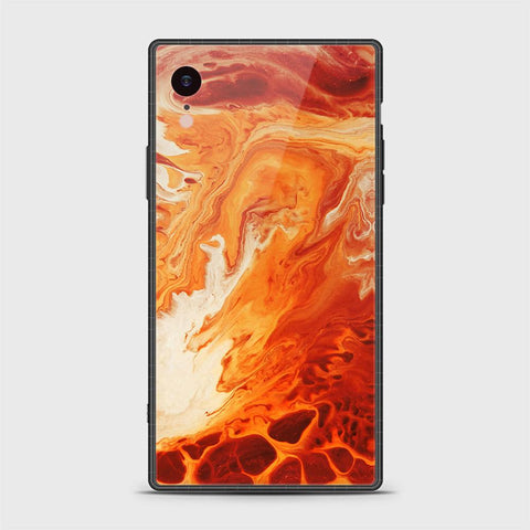 iPhone XR Cover - Mystic Marble Series - HQ Ultra Shine Premium Infinity Glass Soft Silicon Borders Case