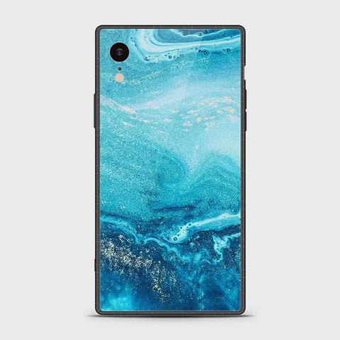 iPhone XR Cover - Mystic Marble Series - HQ Ultra Shine Premium Infinity Glass Soft Silicon Borders Case