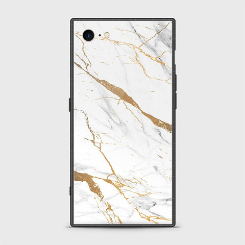 iPhone SE 2020 Cover - Mystic Marble Series - HQ Ultra Shine Premium Infinity Glass Soft Silicon Borders Case