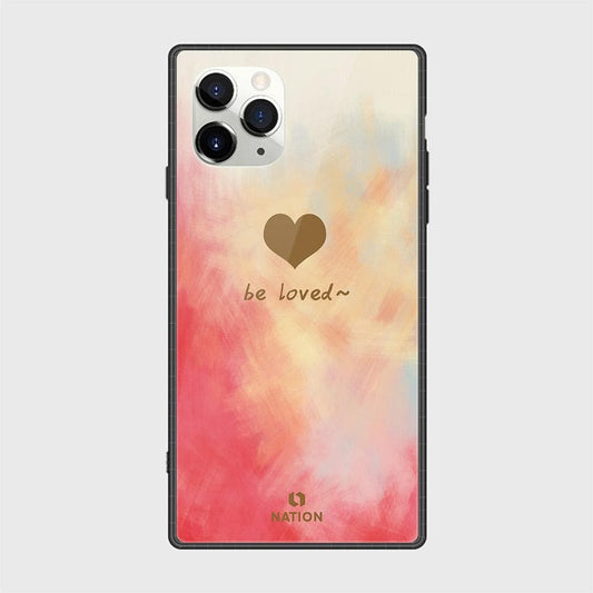 iPhone 11 Pro Cover - Onation Heart Series - HQ Ultra Shine Premium Infinity Glass Soft Silicon Borders Case