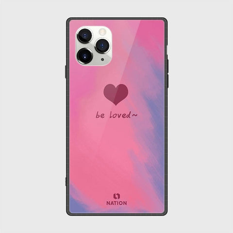 iPhone 11 Pro Cover - Onation Heart Series - HQ Ultra Shine Premium Infinity Glass Soft Silicon Borders Case