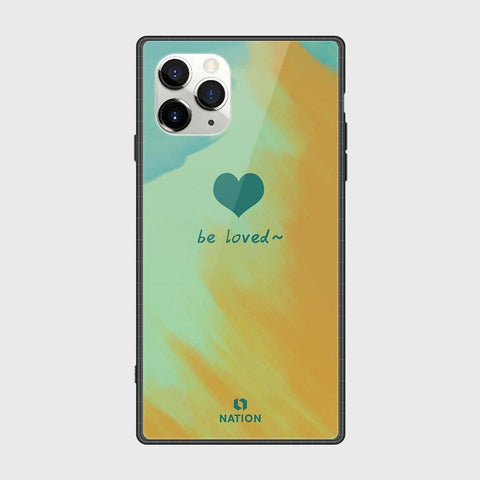 iPhone 11 Pro Max Cover - Onation Heart Series - HQ Ultra Shine Premium Infinity Glass Soft Silicon Borders Case