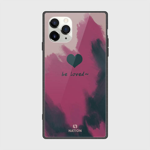 iPhone 11 Pro Max Cover - Onation Heart Series - HQ Ultra Shine Premium Infinity Glass Soft Silicon Borders Case