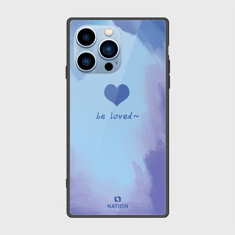 iPhone 13 Pro Cover- Onation Heart Series - HQ Ultra Shine Premium Infinity Glass Soft Silicon Borders Case