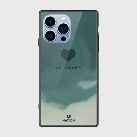 iPhone 13 Pro Cover- Onation Heart Series - HQ Ultra Shine Premium Infinity Glass Soft Silicon Borders Case