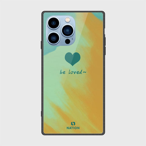 iPhone 13 Pro Cover- Onation Heart Series - HQ Ultra Shine Premium Infinity Glass Soft Silicon Borders Case