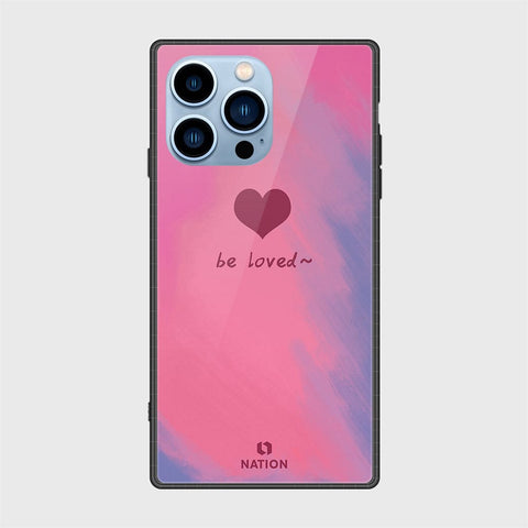 iPhone 13 Pro Cover- Onation Heart Series - HQ Ultra Shine Premium Infinity Glass Soft Silicon Borders Case