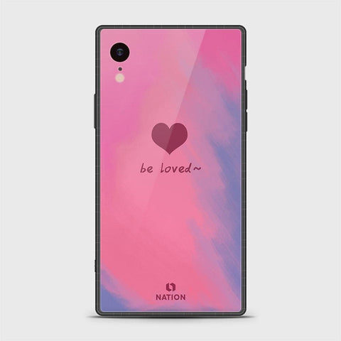 iPhone XR Cover - Onation Heart Series - HQ Ultra Shine Premium Infinity Glass Soft Silicon Borders Case