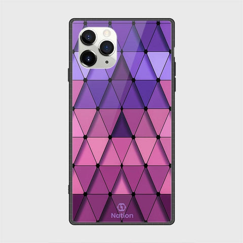 iPhone 11 Pro Max Cover - Onation Pyramid Series - HQ Ultra Shine Premium Infinity Glass Soft Silicon Borders Case