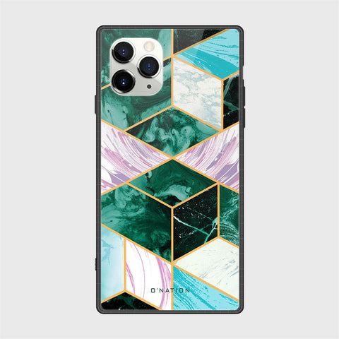 iPhone 11 Cover - O'Nation Shades of Marble Series - HQ Ultra Shine Premium Infinity Glass Soft Silicon Borders Case