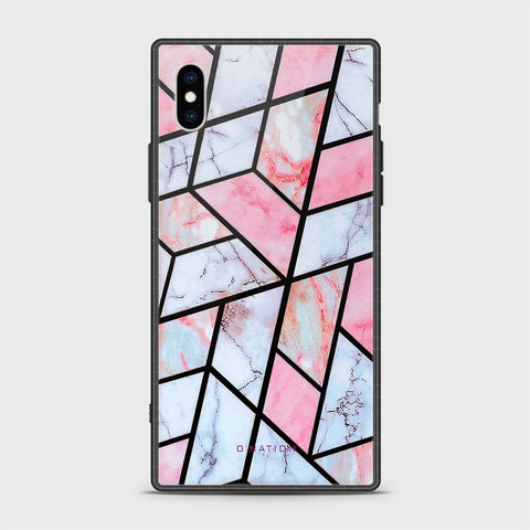 iPhone X Cover - O'Nation Shades of Marble Series - HQ Ultra Shine Premium Infinity Glass Soft Silicon Borders Case