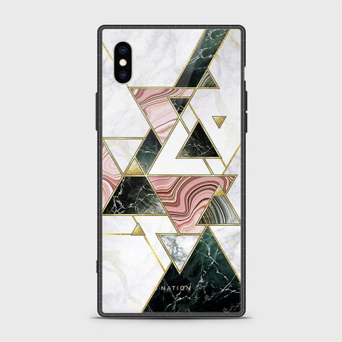 iPhone X Cover - O'Nation Shades of Marble Series - HQ Ultra Shine Premium Infinity Glass Soft Silicon Borders Case