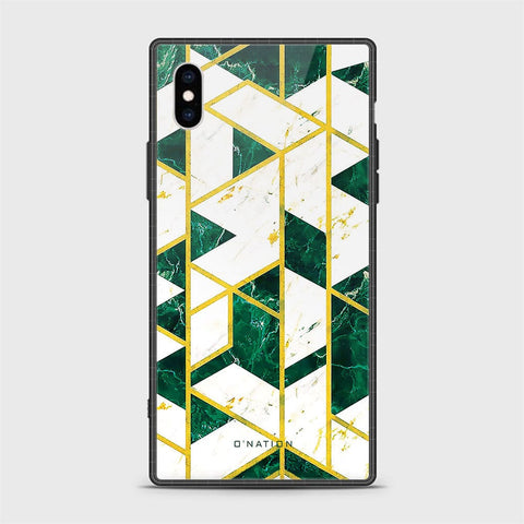 iPhone X Cover - O'Nation Shades of Marble Series - HQ Ultra Shine Premium Infinity Glass Soft Silicon Borders Case