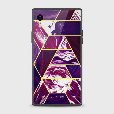 iPhone XR Cover - O'Nation Shades of Marble Series - HQ Ultra Shine Premium Infinity Glass Soft Silicon Borders Case