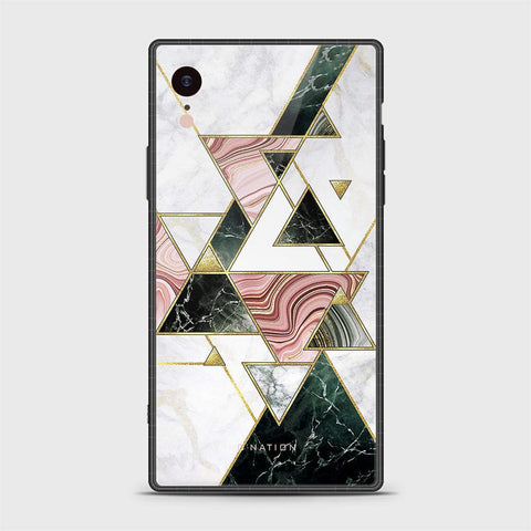 iPhone XR Cover - O'Nation Shades of Marble Series - HQ Ultra Shine Premium Infinity Glass Soft Silicon Borders Case