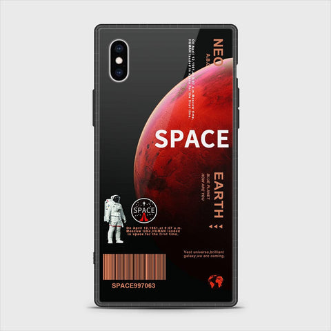 iPhone XS / X Cover - Limitless Series - HQ Ultra Shine Premium Infinity Glass Soft Silicon Borders Case