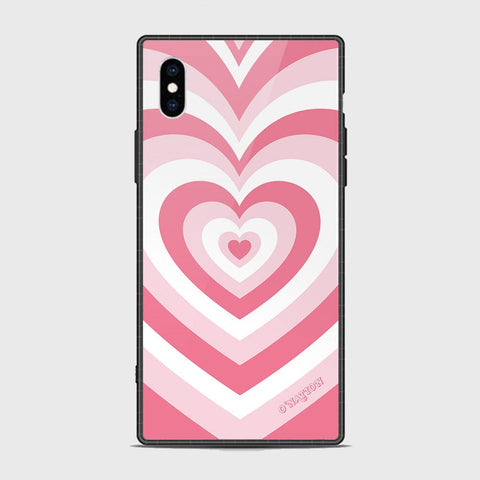 iPhone XS / X Cover - O'Nation Heartbeat Series - HQ Ultra Shine Premium Infinity Glass Soft Silicon Borders Case