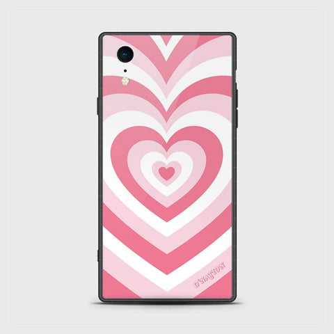 iPhone XR Cover - O'Nation Heartbeat Series - HQ Ultra Shine Premium Infinity Glass Soft Silicon Borders Case