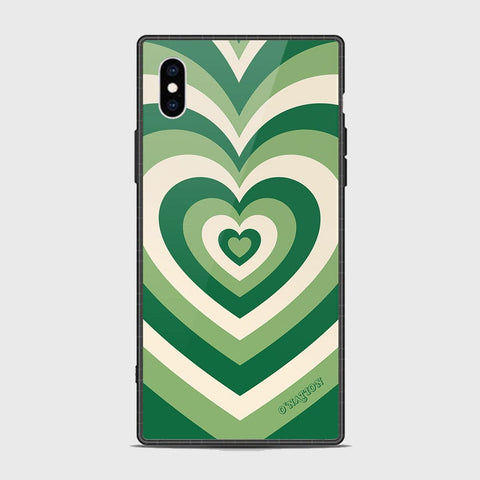 iPhone XS / X Cover - O'Nation Heartbeat Series - HQ Ultra Shine Premium Infinity Glass Soft Silicon Borders Case