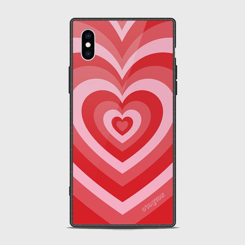 iPhone XS / X Cover - O'Nation Heartbeat Series - HQ Ultra Shine Premium Infinity Glass Soft Silicon Borders Case