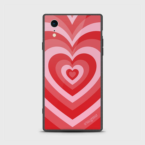 iPhone XR Cover - O'Nation Heartbeat Series - HQ Ultra Shine Premium Infinity Glass Soft Silicon Borders Case