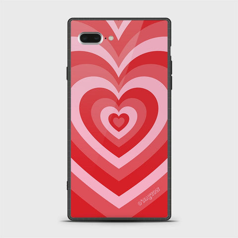 iPhone 8 Plus / 7 Plus Cover - O'Nation Heartbeat Series - HQ Ultra Shine Premium Infinity Glass Soft Silicon Borders Case