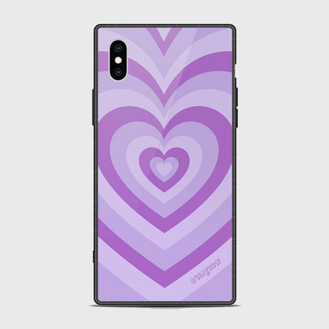 iPhone XS / X Cover - O'Nation Heartbeat Series - HQ Ultra Shine Premium Infinity Glass Soft Silicon Borders Case