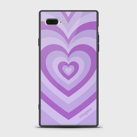 iPhone 8 Plus / 7 Plus Cover - O'Nation Heartbeat Series - HQ Ultra Shine Premium Infinity Glass Soft Silicon Borders Case