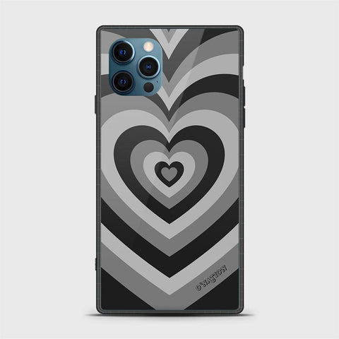 iPhone 12 Pro Max Cover - O'Nation Heartbeat Series - HQ Ultra Shine Premium Infinity Glass Soft Silicon Borders Case