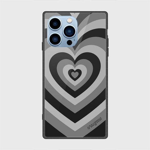 iPhone 13 Pro Cover - O'Nation Heartbeat Series - HQ Ultra Shine Premium Infinity Glass Soft Silicon Borders Case