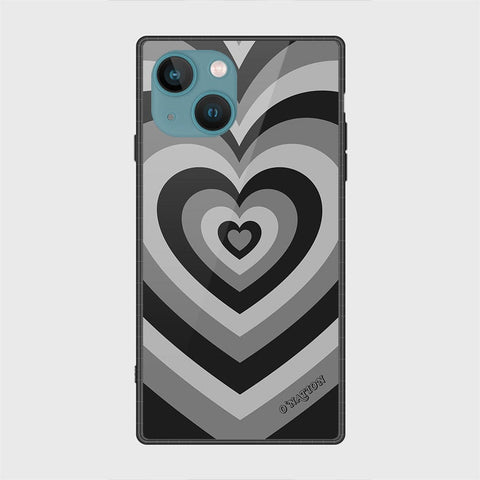 iPhone 14 Cover - O'Nation Heartbeat Series - HQ Ultra Shine Premium Infinity Glass Soft Silicon Borders Case