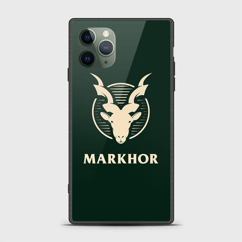 iPhone 11 Pro Max Cover - Markhor Series - HQ Ultra Shine Premium Infinity Glass Soft Silicon Borders Case