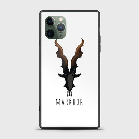 iPhone 11 Pro Max Cover - Markhor Series - HQ Ultra Shine Premium Infinity Glass Soft Silicon Borders Case