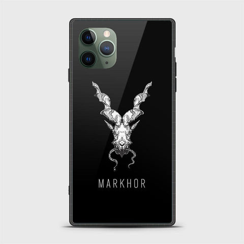 iPhone 11 Pro Max Cover - Markhor Series - HQ Ultra Shine Premium Infinity Glass Soft Silicon Borders Case